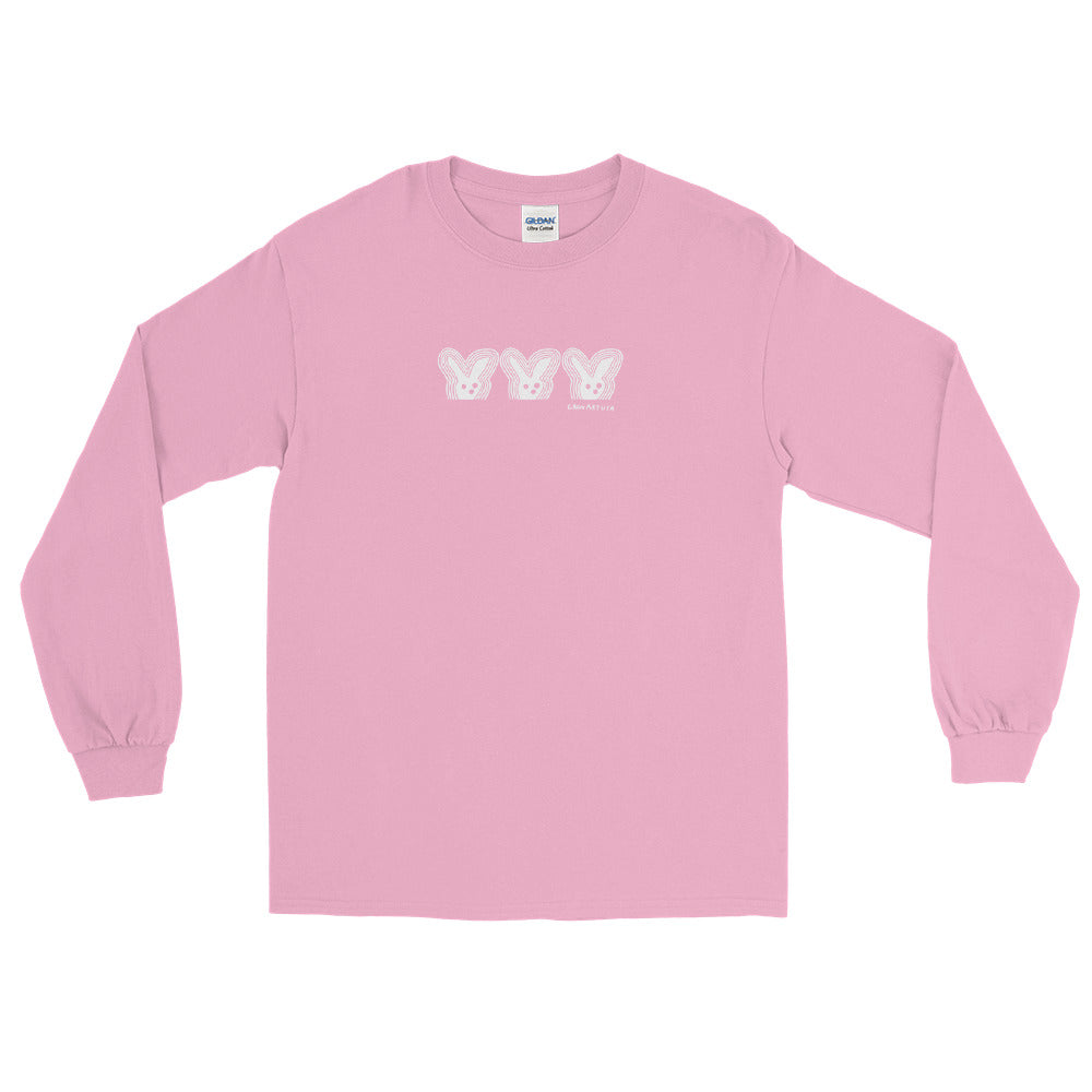 3 Bunny Heads Unisex Long Sleeve
