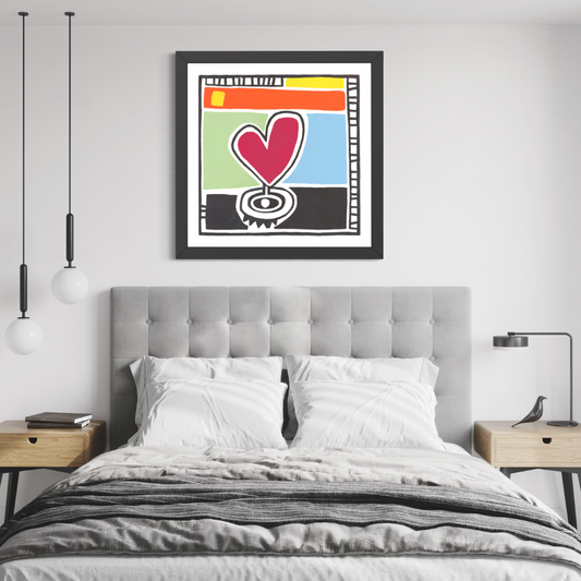 From The Heart, Not The Head - signed art print by Hudson Valley artist Ryan Cronin