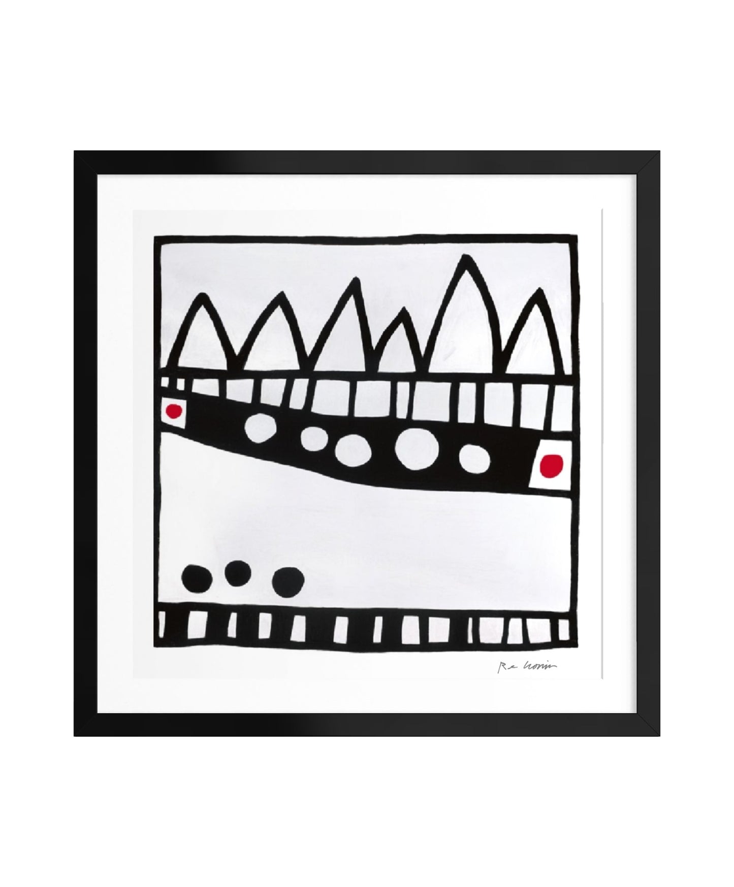 Black, White, Red
