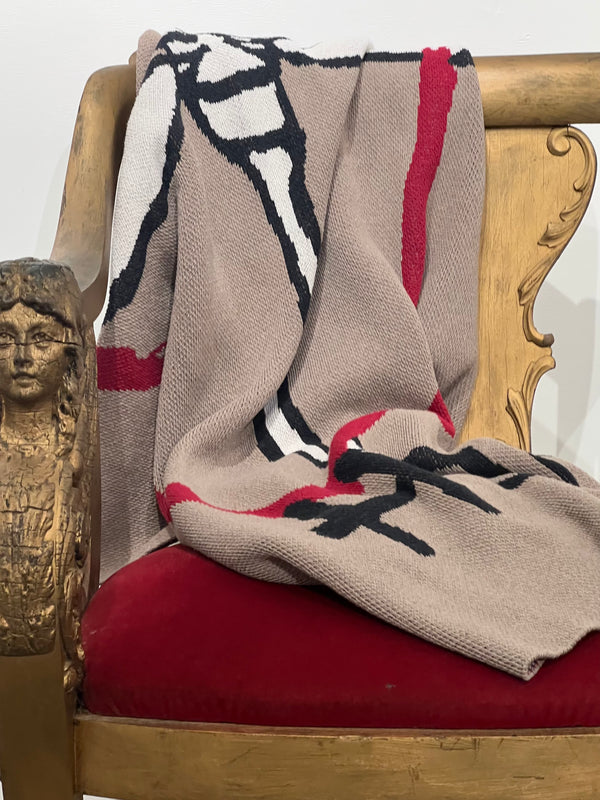 HOME DRAGONFLY HEART THROW BLANKET -