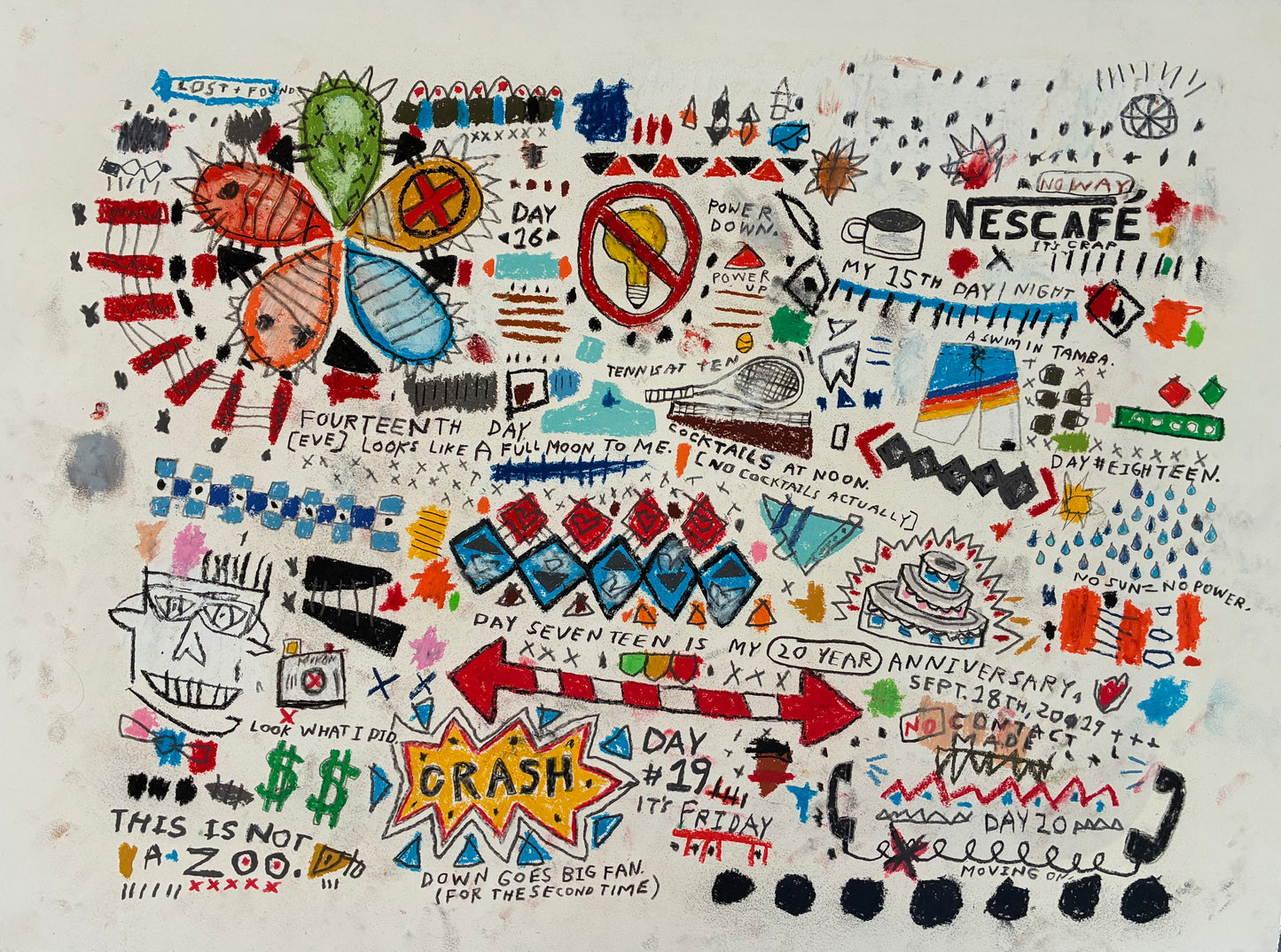 30 Days In Senegal - A Suite of 5 Drawings - 3/5