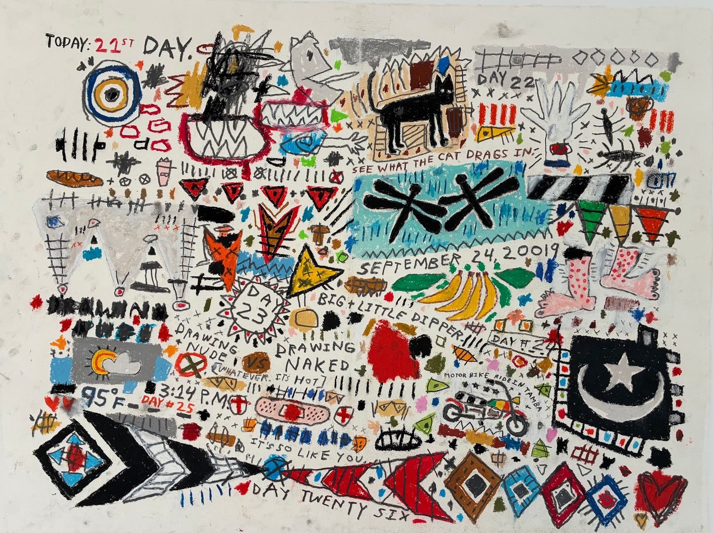 30 Days In Senegal - A Suite of 5 Drawings - 4/5