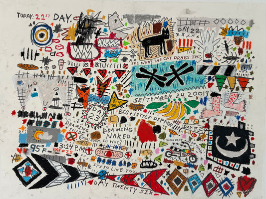 30 Days In Senegal - A Suite of 5 Drawings - 4/5