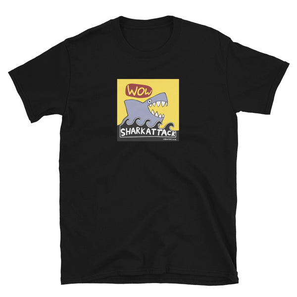 Shark Attack Softstyle Short-Sleeve Unisex T-Shirt