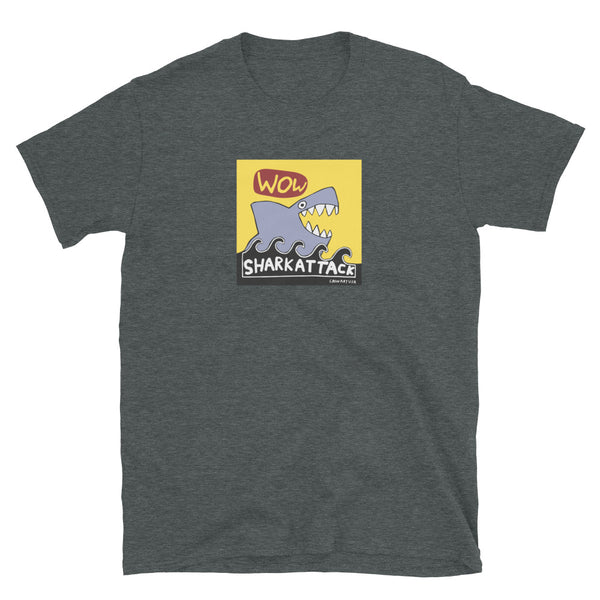 Shark Attack Softstyle Short-Sleeve Unisex T-Shirt