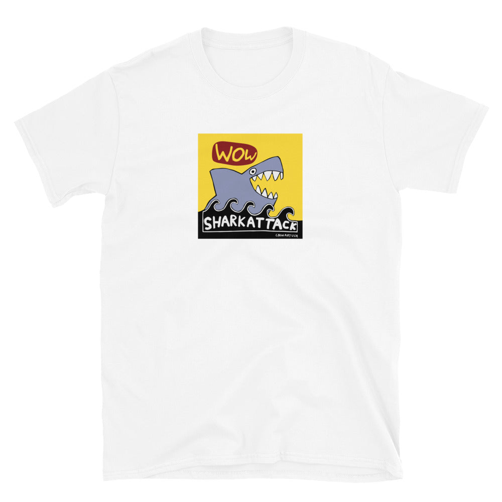 Shark Attack Softstyle Short-Sleeve Unisex T-Shirt