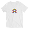 Double Rainbow Unisex Short Sleeve V-Neck T-Shirt