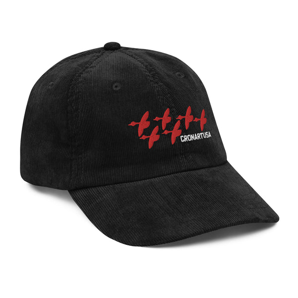 Red Geese Vintage corduroy cap