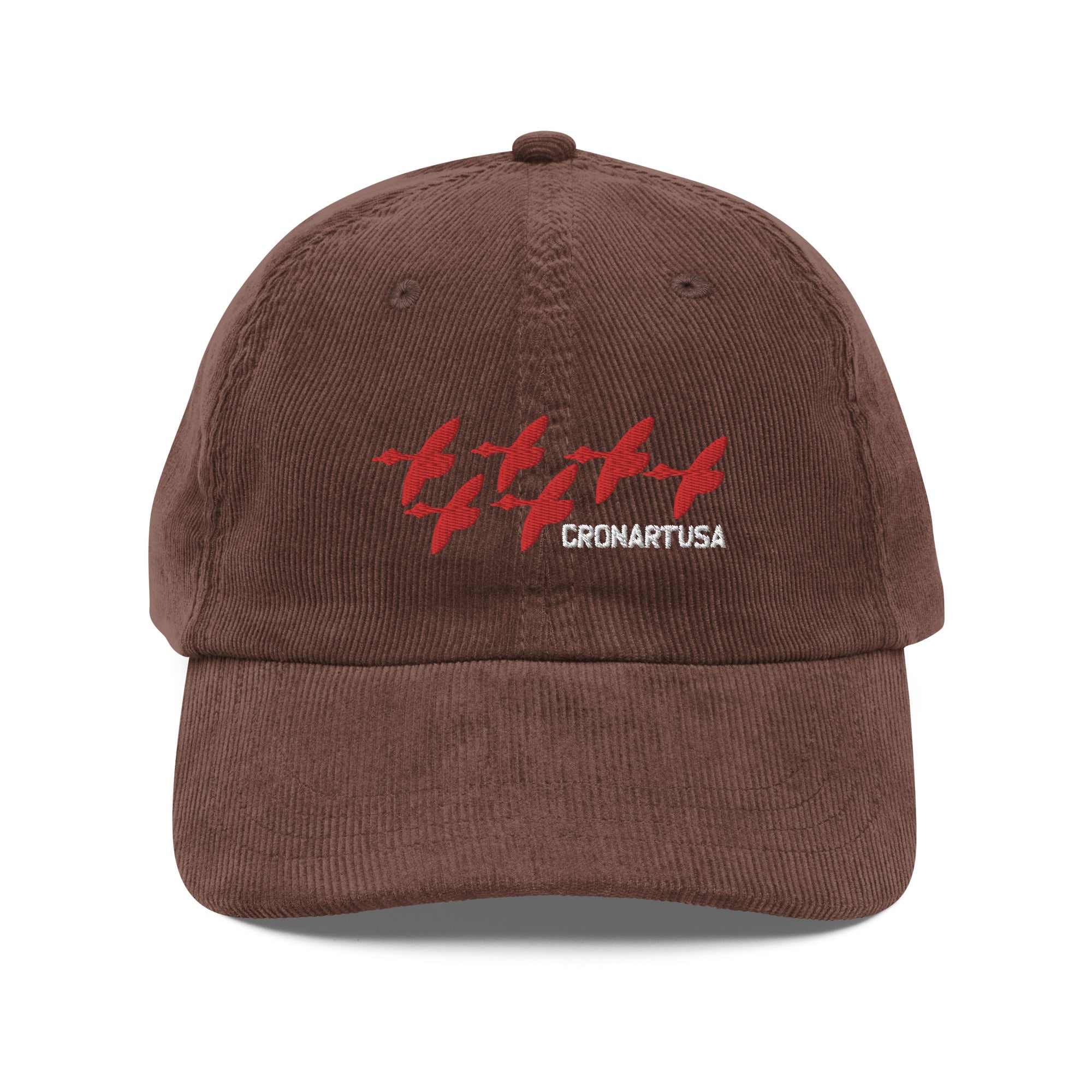 Red Geese Vintage corduroy cap