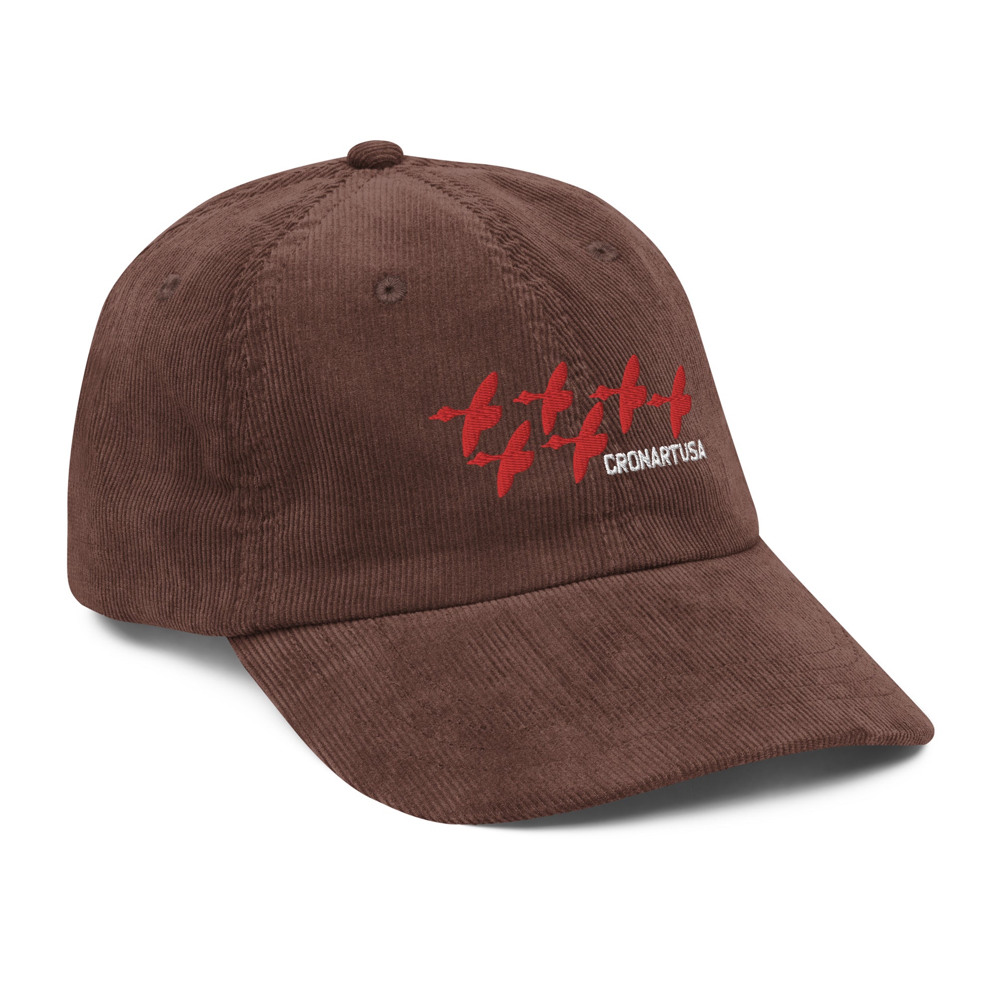 Red Geese Vintage corduroy cap