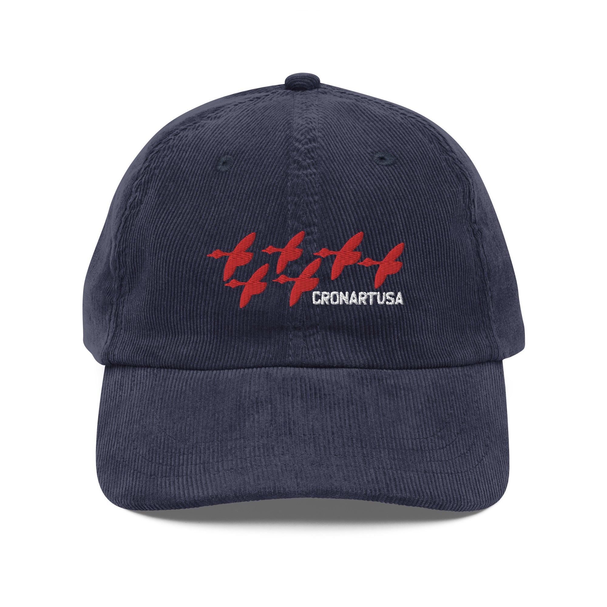Red Geese Vintage corduroy cap