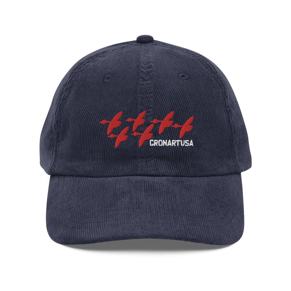 Red Geese Vintage corduroy cap