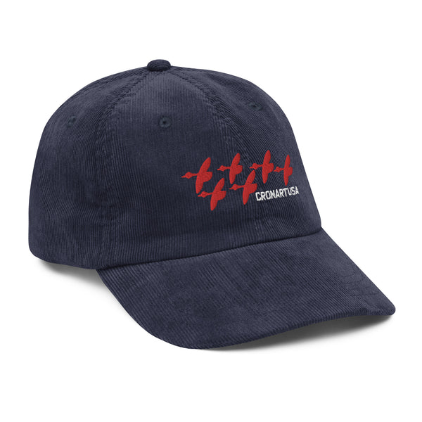 Red Geese Vintage corduroy cap