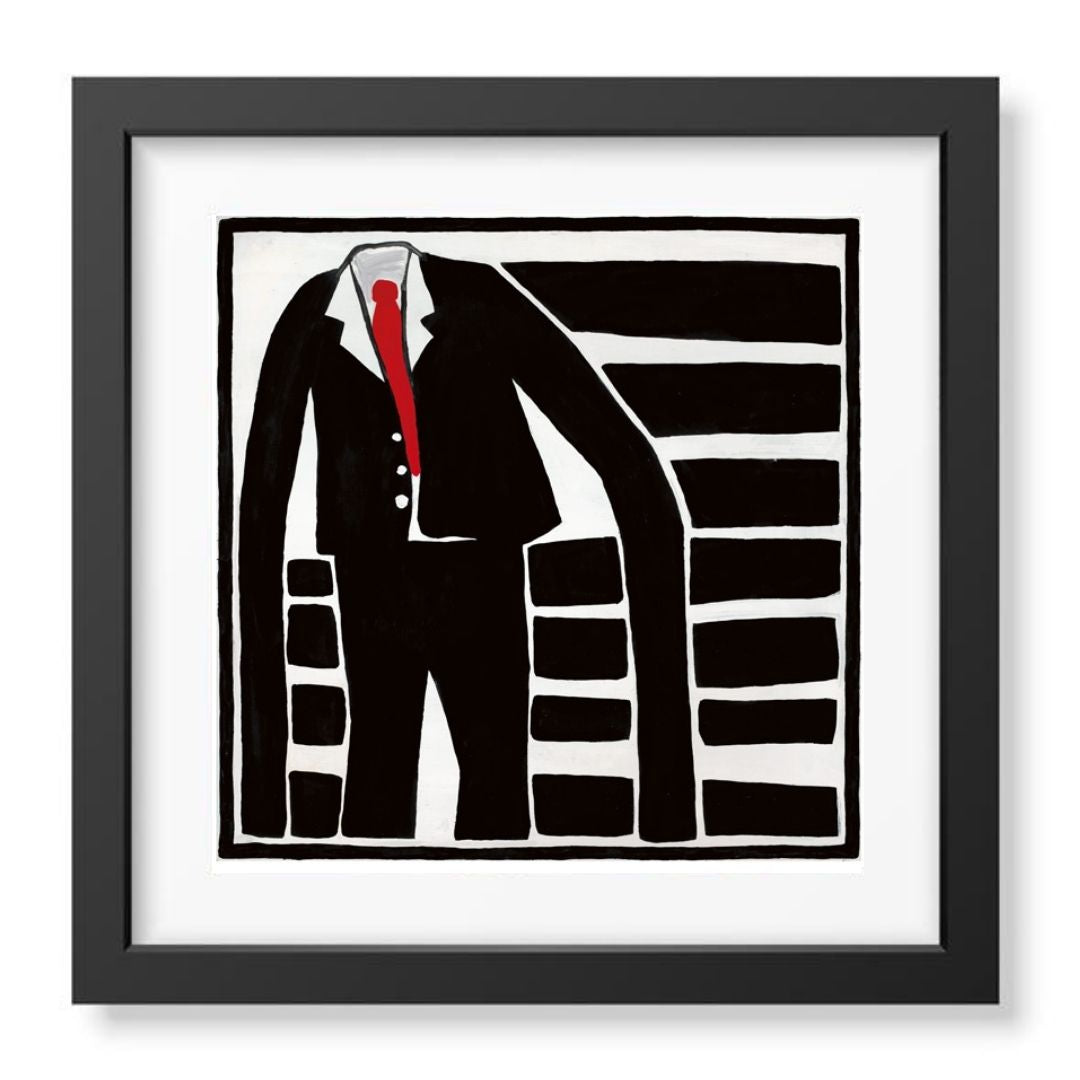 The Empty Suit - signed art print by Hudson Valley artist Ryan Cronin