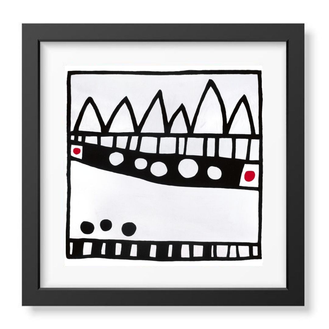 Black, White, Red