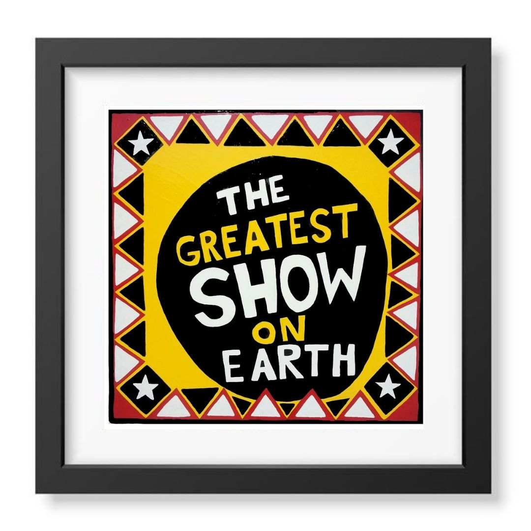 The Greatest Show On Earth - signed art print by Hudson Valley artist Ryan Cronin