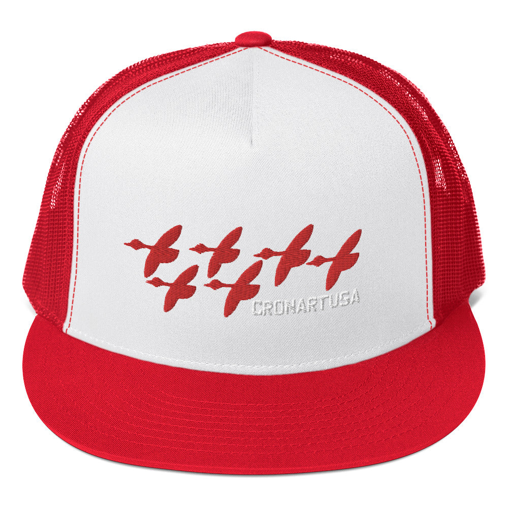 Red Geese Trucker Hat