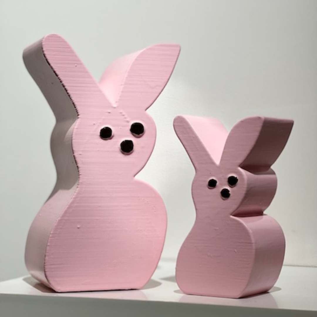 3D Printed Bunny Bank.