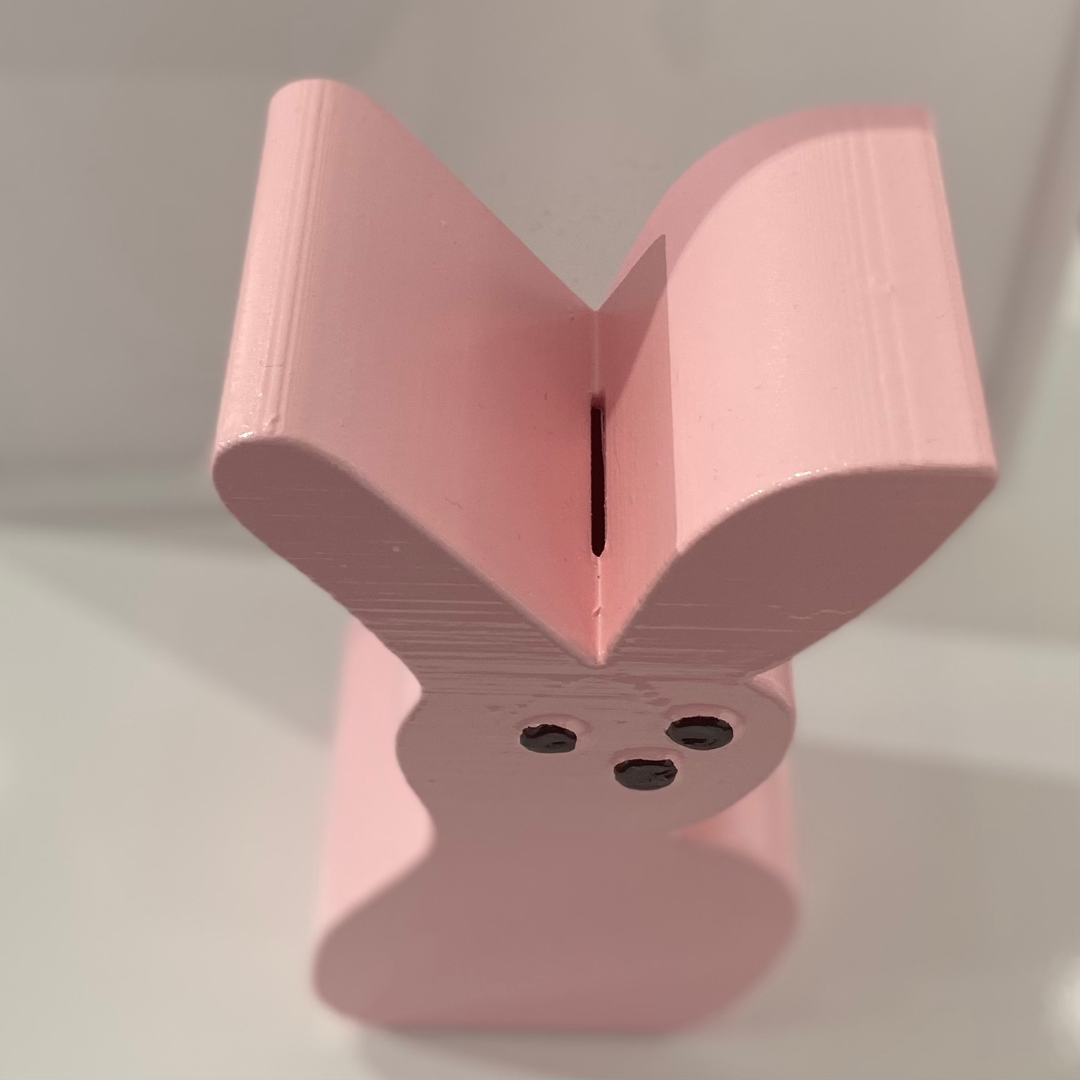 3D Printed Bunny Bank.