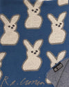 Bunny Mini Throw Blanket in Multiple Colors