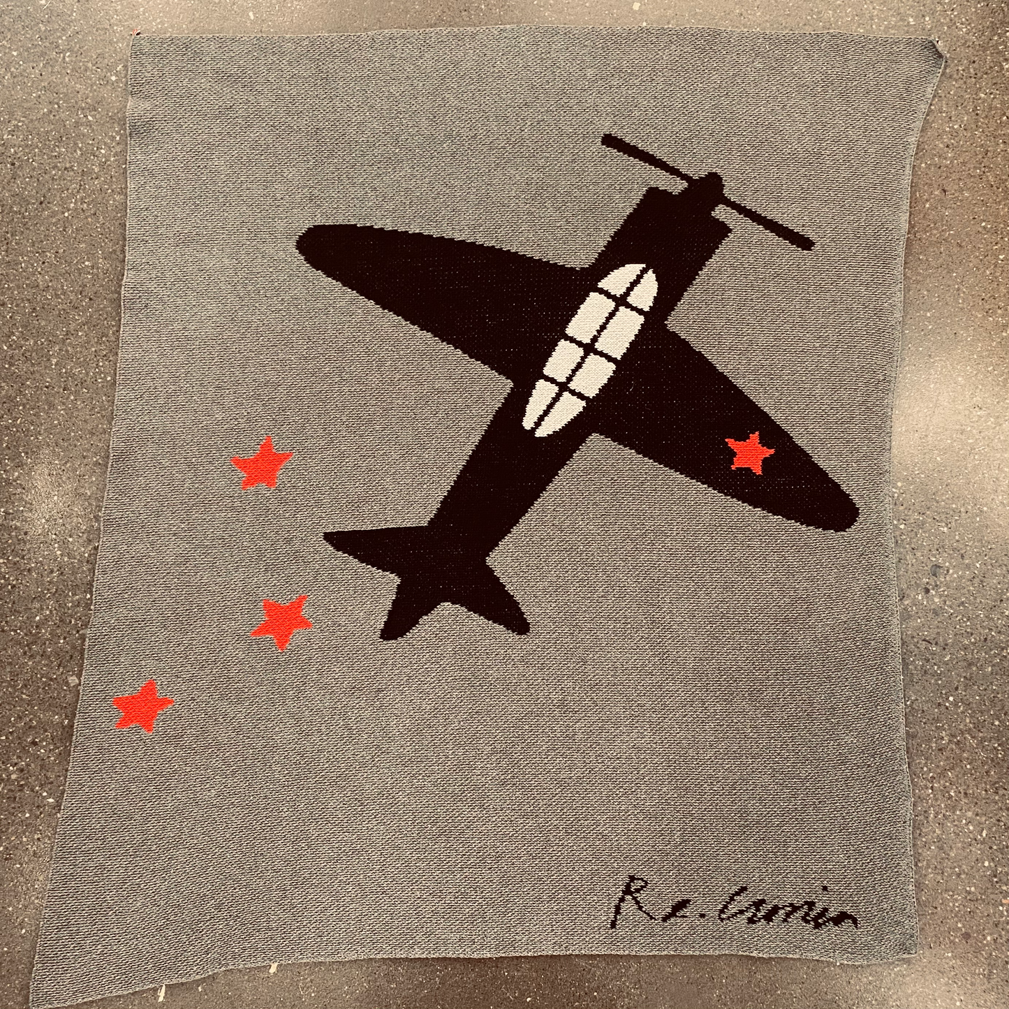 Airplane Mini Throw Blanket