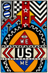 We, Me, Us Skateboard Deck Triptych