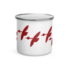 Red Geese Enamel Mug