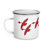 Red Geese Enamel Mug