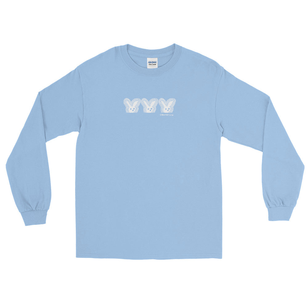 3 Bunny Heads Unisex Long Sleeve