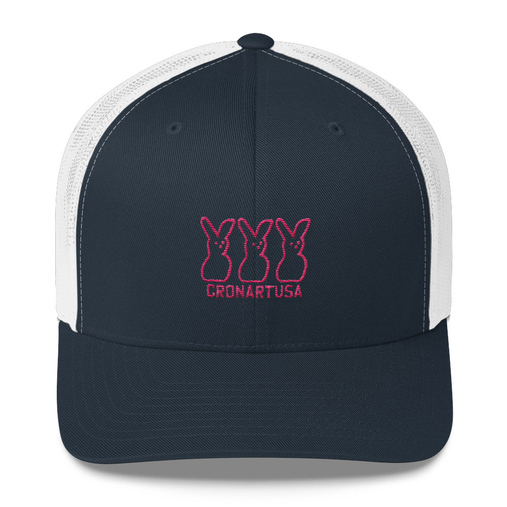 3 Bunnies CronArtUSA Trucker Hat
