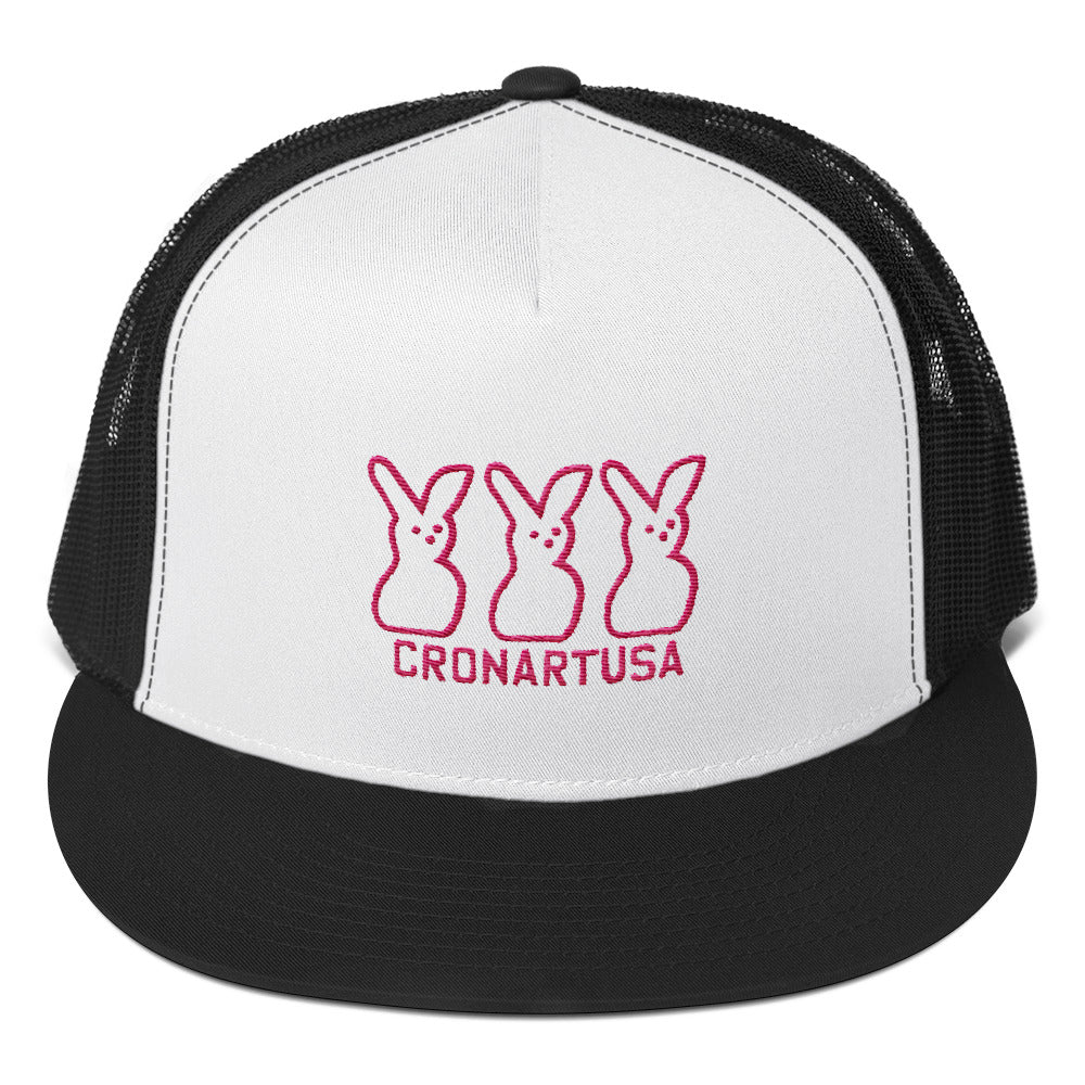 3 Bunnies CronArtUSA Trucker Hat