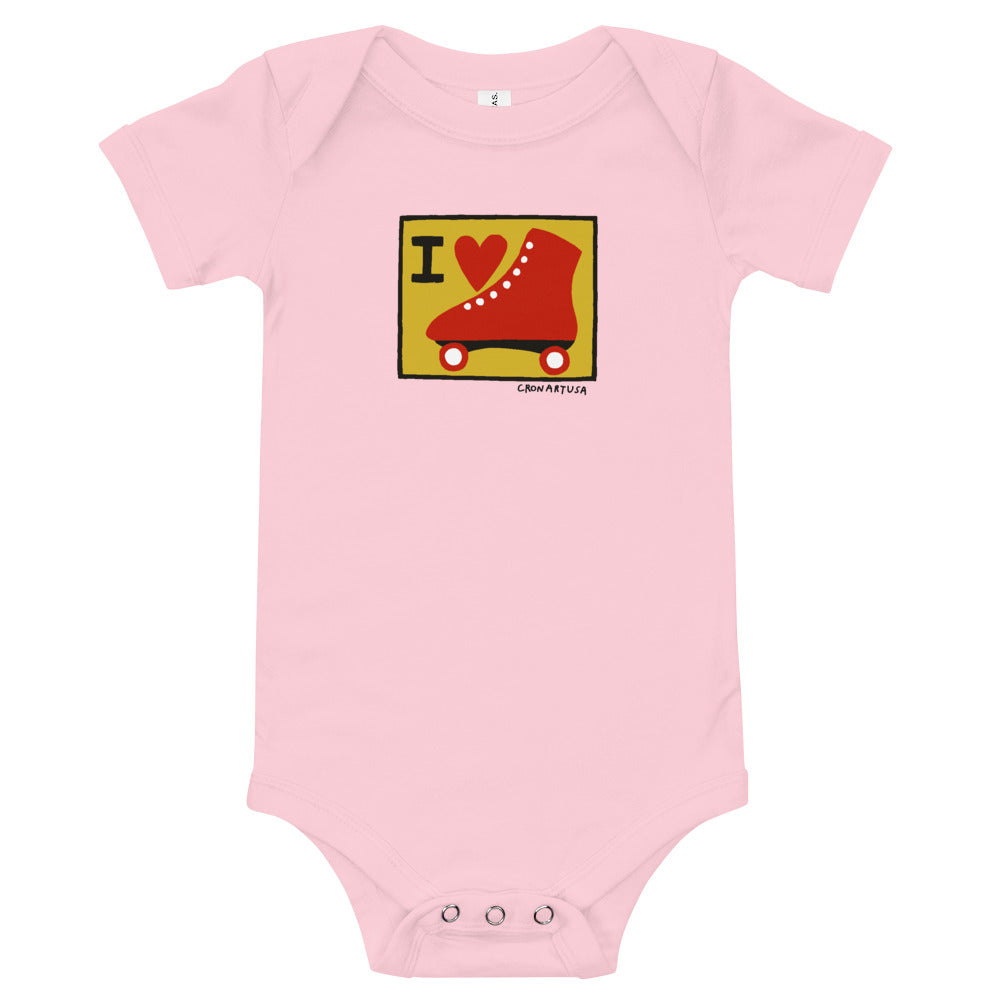 I Heart Roller Skate Onesie