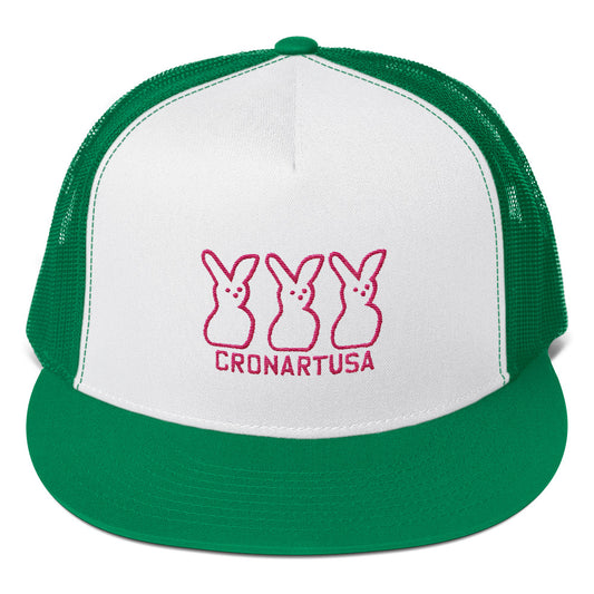 3 Bunnies CronArtUSA Trucker Hat