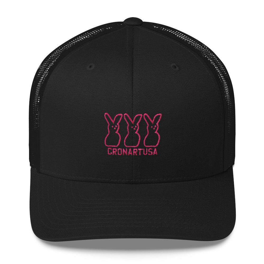 3 Bunnies CronArtUSA Trucker Hat