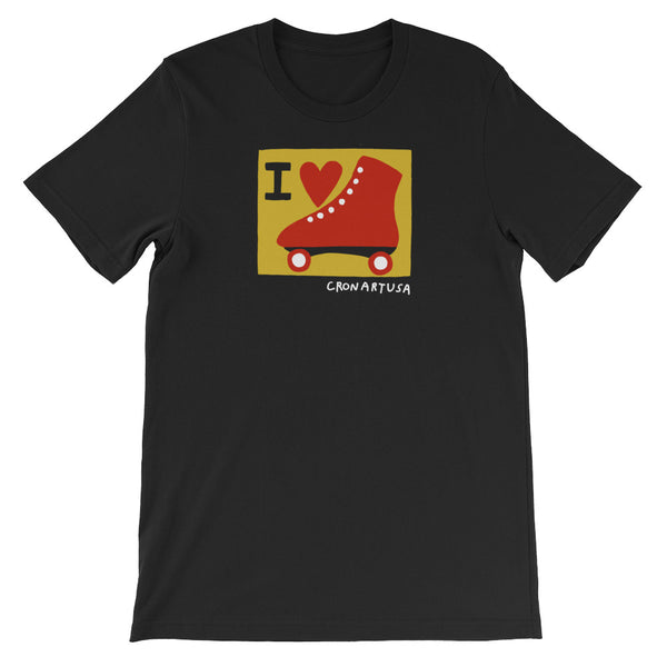 I Heart Roller Skate Unisex Tee