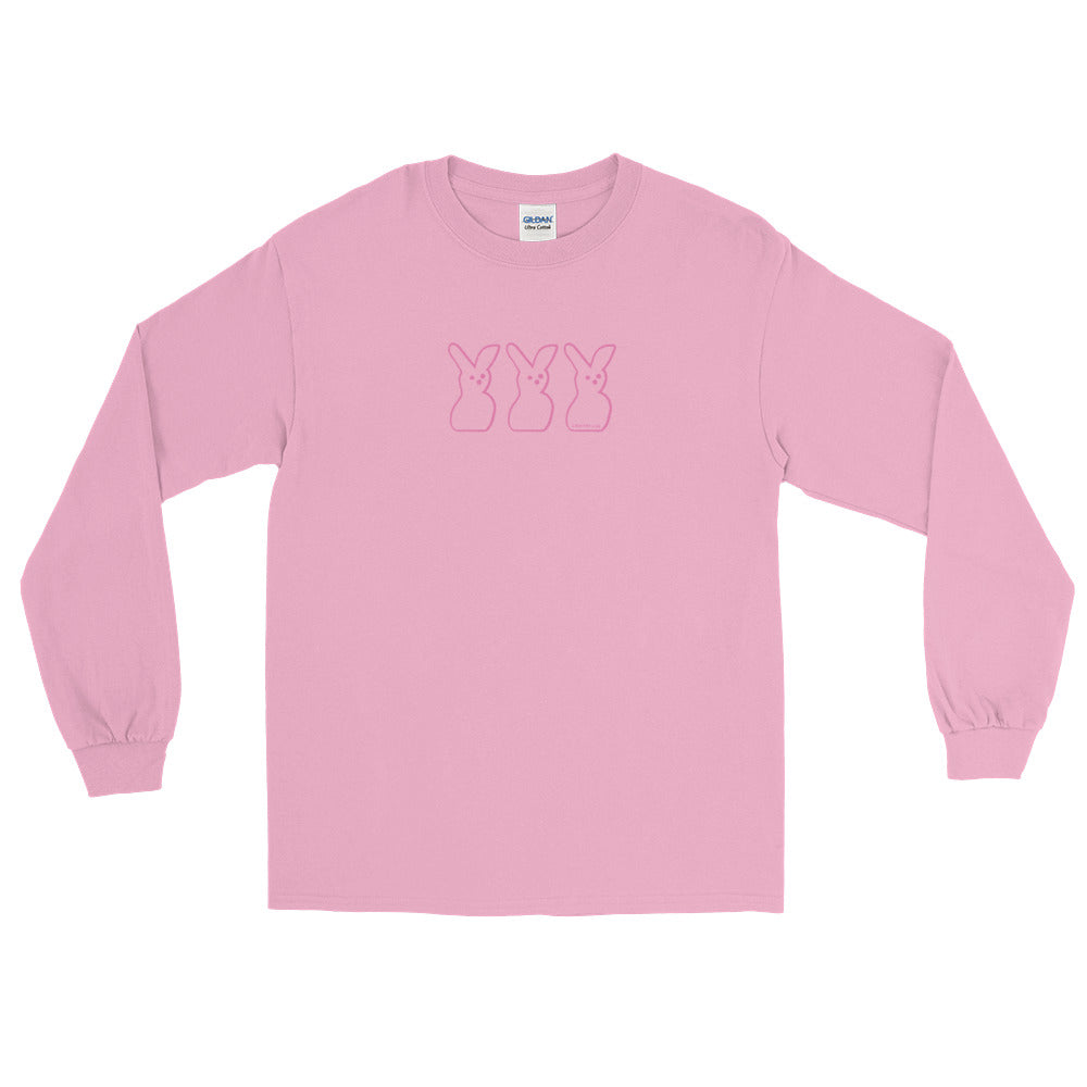 Pre-shrunk cotton long-sleeve t-shirt with unique art print