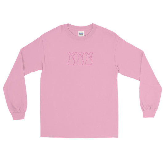 Pre-shrunk cotton long-sleeve t-shirt with unique art print