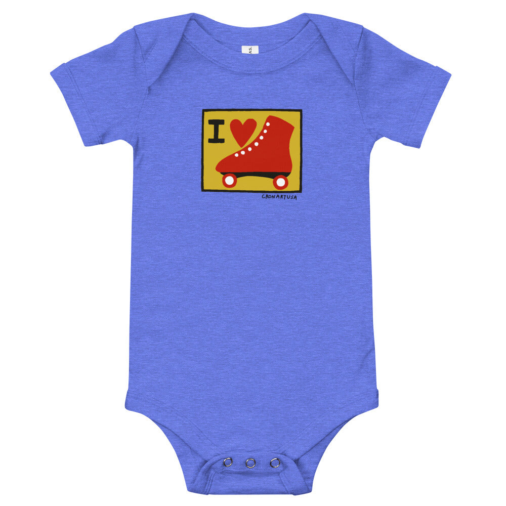 I Heart Roller Skate Onesie