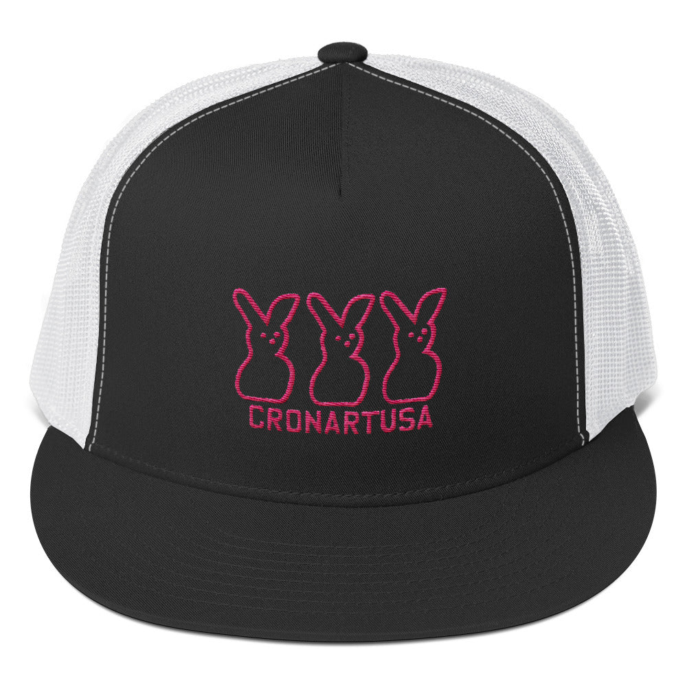3 Bunnies CronArtUSA Trucker Hat
