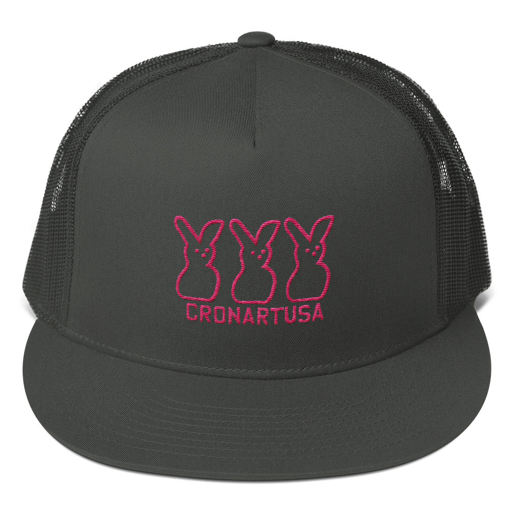 3 Bunnies CronArtUSA Trucker Hat