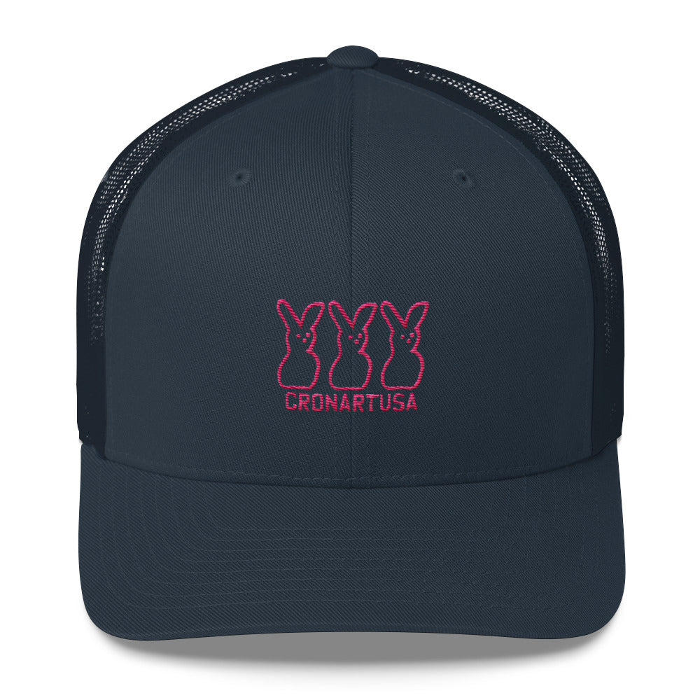 3 Bunnies CronArtUSA Trucker Hat