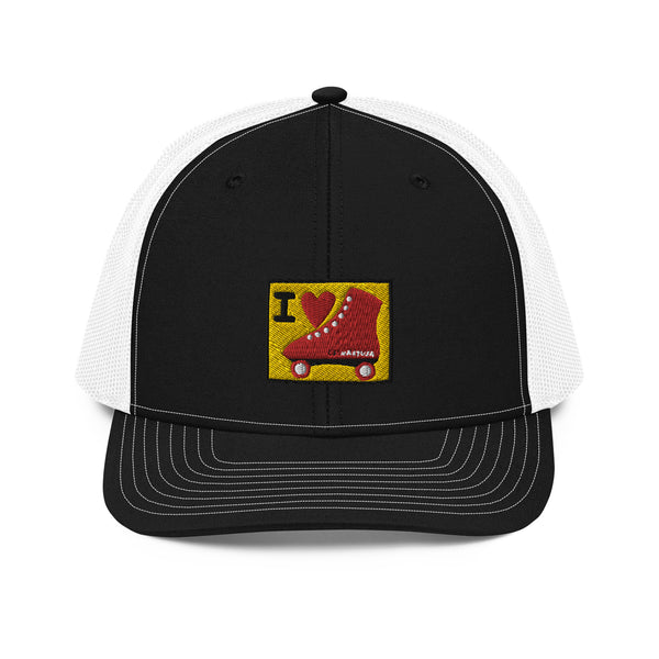 I Heart Roller Skate Trucker Hat