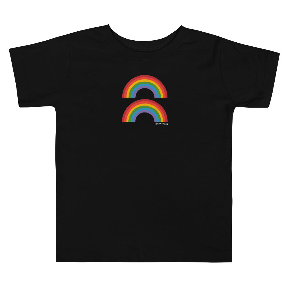 Double Rainbow Toddler Tee