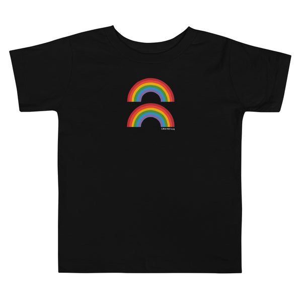 Double Rainbow Toddler Tee