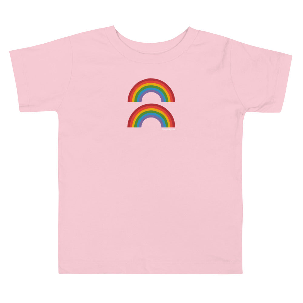 Double Rainbow Toddler Tee