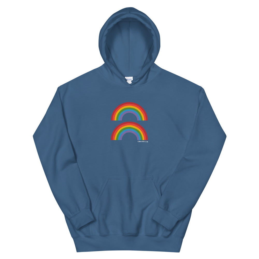 Double Rainbow Unisex Hoodie