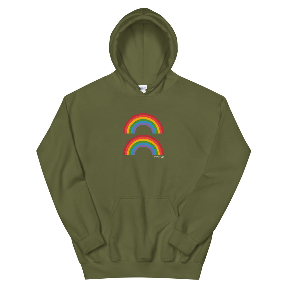 Double Rainbow Unisex Hoodie
